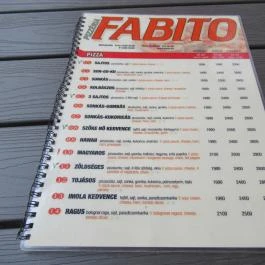 Fabito Pizzéria Budapest - Étlap/itallap