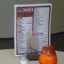 Fald Fel Amerikát, Miskolc - Étlap/itallap