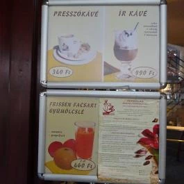 Fancy Kávészaküzlet - Lehel Csarnok Budapest - Étlap/itallap