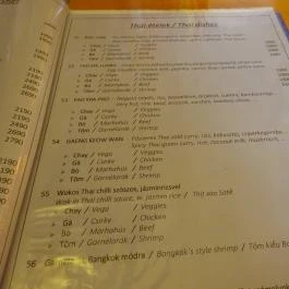 Fannicika Bár & Bistro Budapest - Étlap/itallap