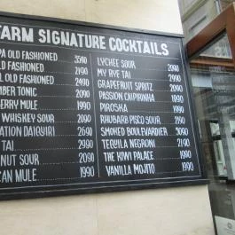 Farm Gastrobar, Budapest - Étlap/itallap