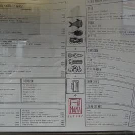 Fat Mama Eatery Budapest - Étlap/itallap