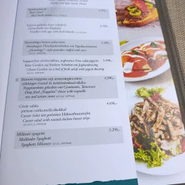 Fehér Rózsa Fogadó étterme, Sopron - Étlap/itallap