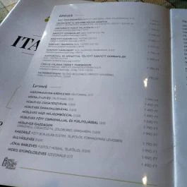 Fenyőgyöngye Vendéglő Budapest - Étlap/itallap