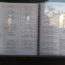 Fermento Pizza Budapest - Étlap/itallap