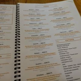 Fermento Pizza Budapest - Étlap/itallap