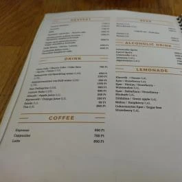 Fermento Pizza Budapest - Étlap/itallap