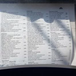 Festal Étterem és Hennessy Club, Érd - Étlap/itallap