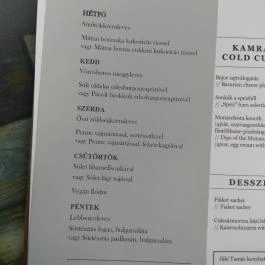 Fiaker Budapest Budapest - Étlap/itallap