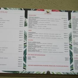 Ficak Bisztró Budapest - Étlap/itallap