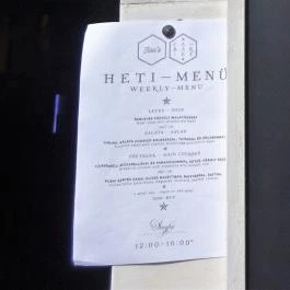 Fidel's Cabaret Budapest - Étlap/itallap