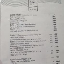 Fine Art Bistro Budapest - Egyéb