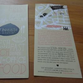 Finomító Kantin Budapest - Étlap/itallap