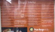 Firpo Burger & Bar Budapest - Étlap/itallap