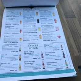 Flakon Bar & Restaurant Budapest - Étlap/itallap