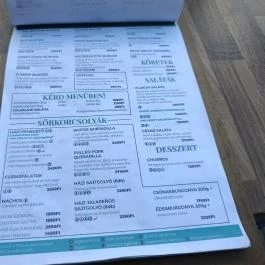 Flakon Bar & Restaurant Budapest - Étlap/itallap