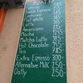 Flatty Coffee Shop Budapest - Étlap/itallap