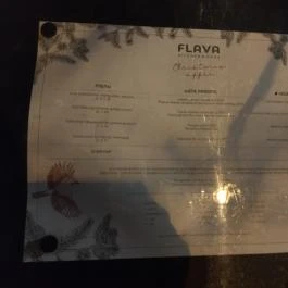 Flava Kitchen & More Budapest - Étlap/itallap