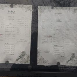 Flava Kitchen & More Budapest - Étlap/itallap