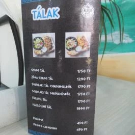 Floga Grill Budapest - Étlap/itallap