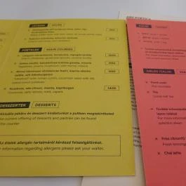 Flow Specialty Coffee Bar & Bistro Budapest - Étlap/itallap