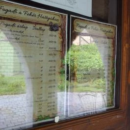 Fogadó a Fehér Hattyúhoz, Bikal - Étlap/itallap