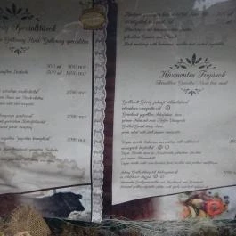 Öreg Prés Étterem Mór - Étlap/itallap