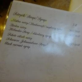 Öreg Prés Étterem Mór - Étlap/itallap