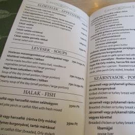 Földes Józsi Vendéglője Budapest - Étlap/itallap