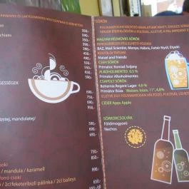 Folt Kávézó Szentendre - Étlap/itallap