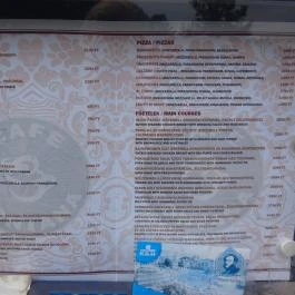 Fontana Kávézó Budapest - Étlap/itallap