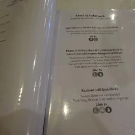 Forgó Étterem , Dunabogdány - Étlap/itallap