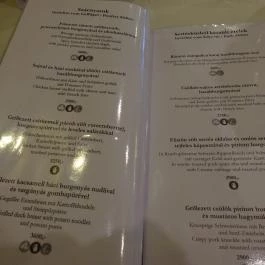 Forgó Étterem , Dunabogdány - Étlap/itallap