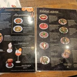 Forni di Napoli Budapest - Étlap/itallap