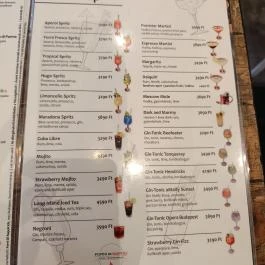 Forni di Napoli Budapest - Étlap/itallap