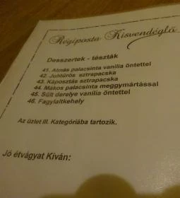 Régiposta Kisvendéglő