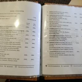 Fortuna Pizzéria, Sopron - Étlap/itallap