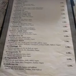 Fórum Pizzéria, Sopron - Étlap/itallap