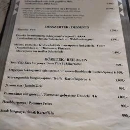 Fórum Pizzéria, Sopron - Étlap/itallap