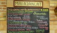 Főzelékfaló Ételbár - Árkád Budapest - Étlap/itallap