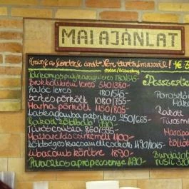 Főzelékfaló Ételbár - Árkád Budapest - Étlap/itallap