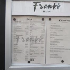 Frankó Kitchen, Budapest - Étlap/itallap