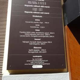 Fricska Gasztropub, Budapest - Egyéb