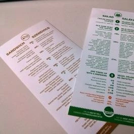 Fruccola - Arany János utca Budapest - Étlap/itallap