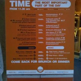 Fruccola - Arany János utca Budapest - Étlap/itallap