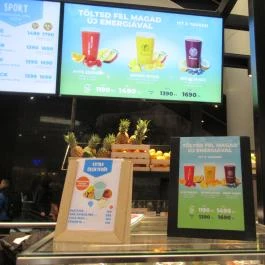 Fruitisimo - WestEnd City Center Budapest - Étlap/itallap