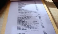 Fruska Bistro - Nádor utca Budapest - Étlap/itallap