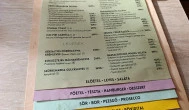 Fruska Bistro - Nádor utca Budapest - Étlap/itallap