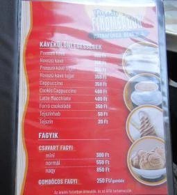 Füredi Finomságok Kávézó-Fagyizó