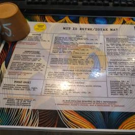 Fürge Páva Monor - Étlap/itallap